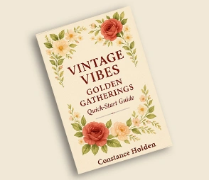 Vintage Vibes book cover product.