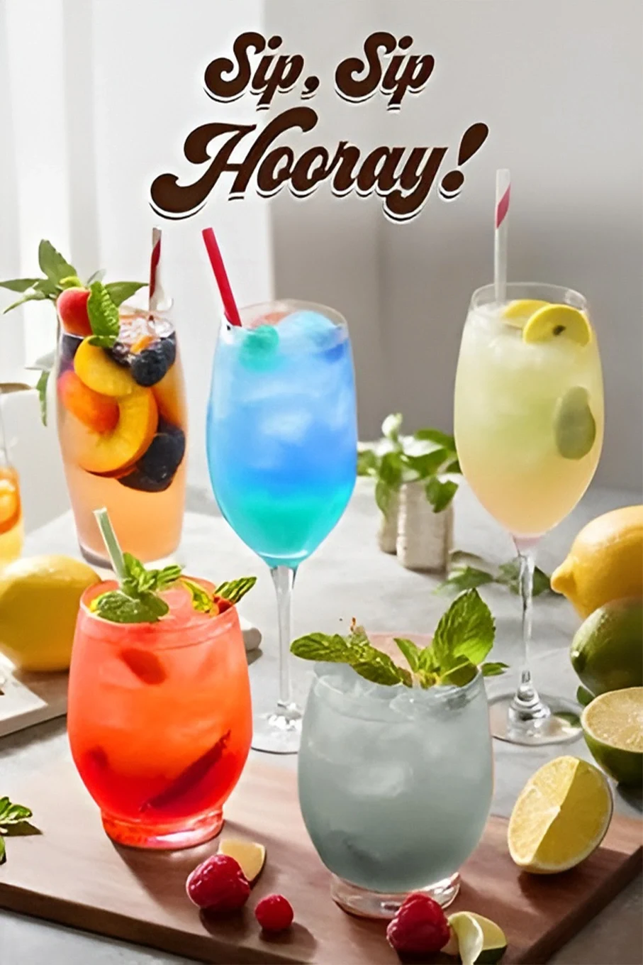Sip, Sip Hooray! book cover.