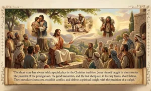Illustration of Jesus teaching parables