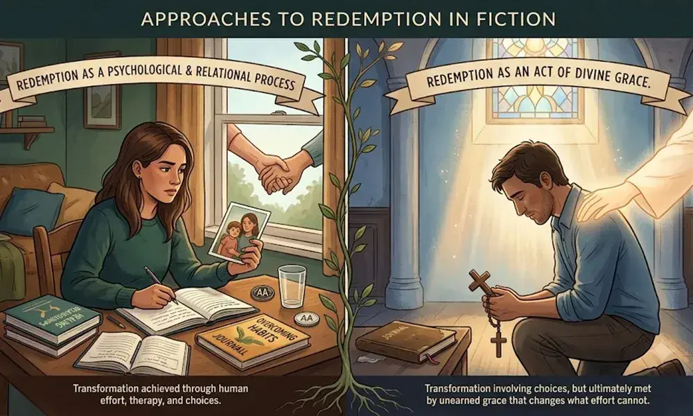 Redemption approaches in creative fiction